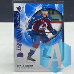 2020-21 Upper Deck SP Bowen Byram Rookie #140 Authentics Blue RC Avalanche
